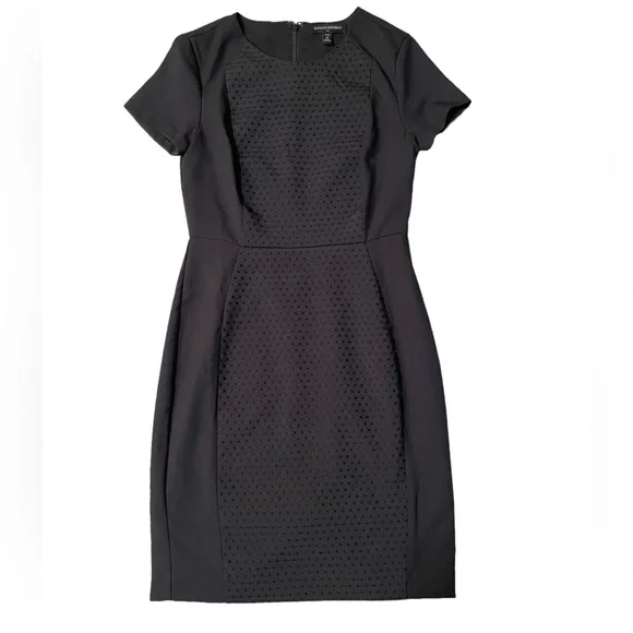Banana Republic Women’s short sleeve black dress - 2P - Picture 1 of 5
